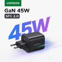 UGREEN 45W GaN Charger PD3.0 PPS QC3.0 Quick Charge For Samsung S25 S24 Ultra iPhone 16 15 14 Pro Max iPad Tablet Fast Charger