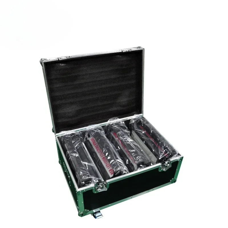 Aluminum alloy air box, commonly used for mobile performance rental, 1 pack of 4, suitable for stage strobe light storage