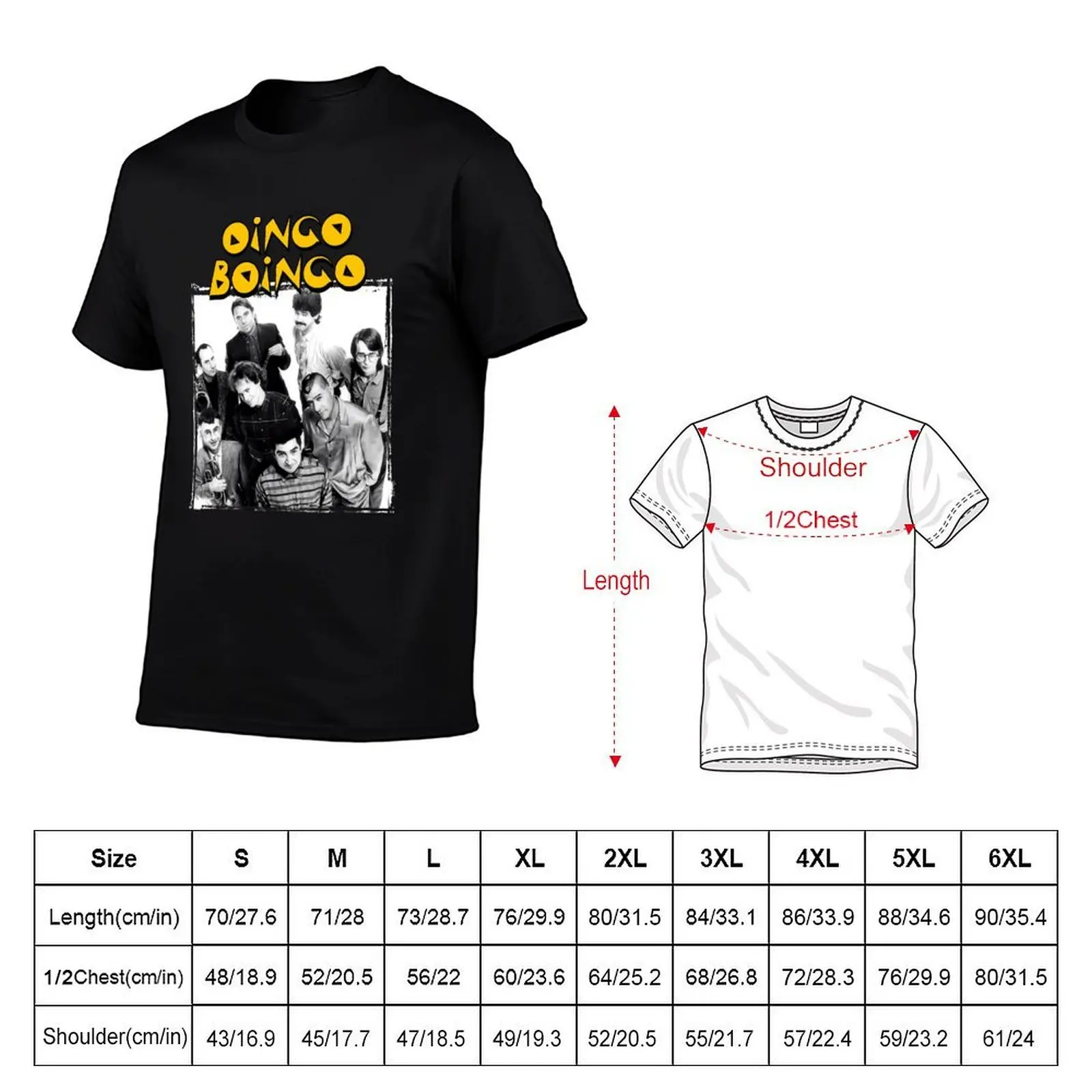 Oingo Boingo T-Shirt funny t shirts dark humor t shirt man designer t shirts for man cotton funny T-shirt