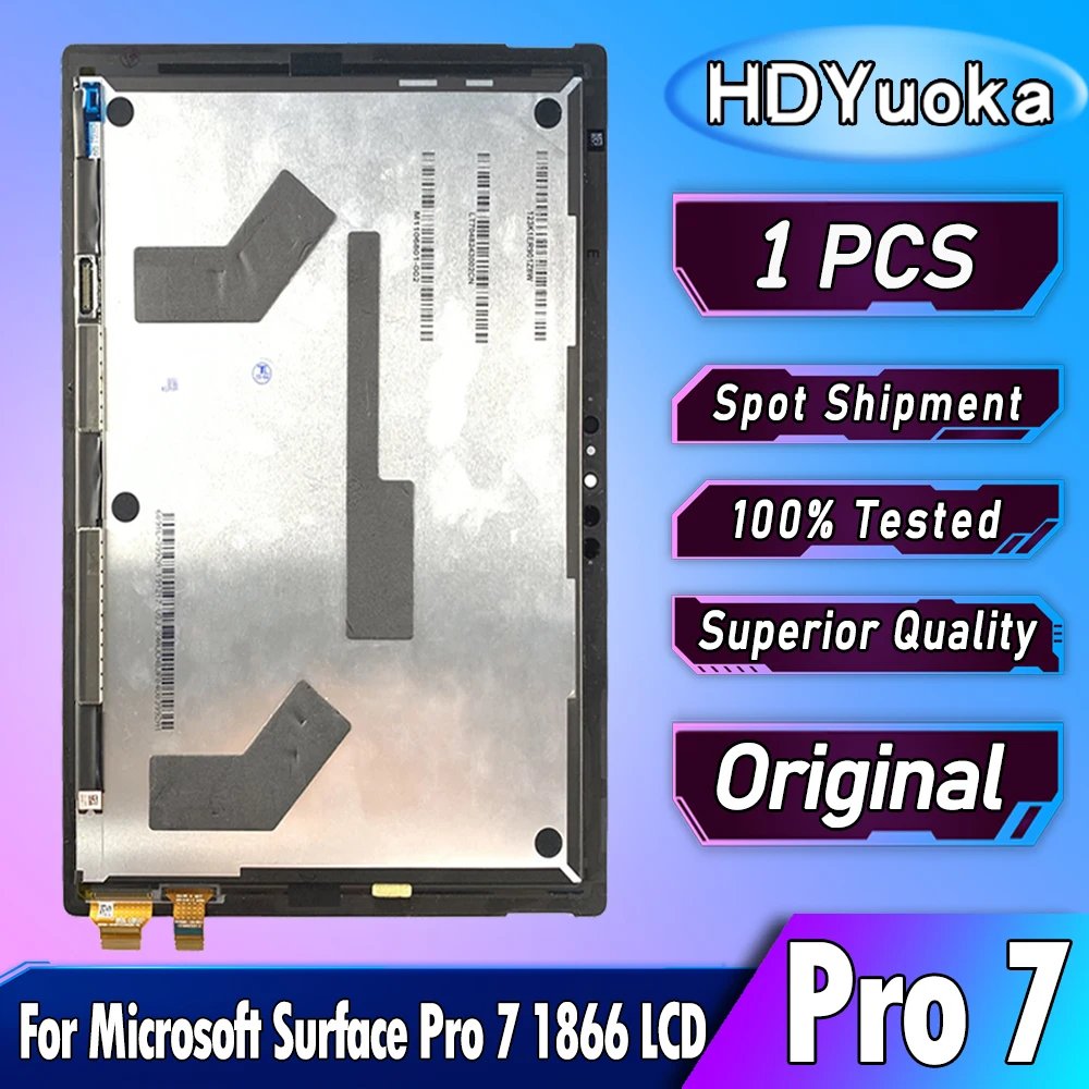 Original Tablet For Microsoft Surface Pro 7 1866 LCD Display Touch