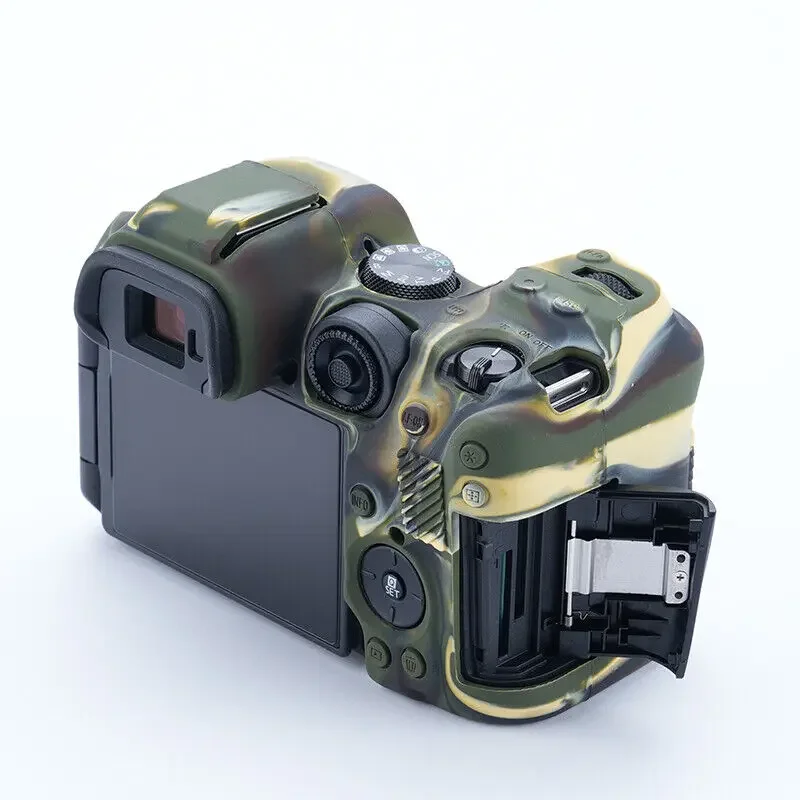 Силиконовый бронированный чехол для камеры, сумка для корпуса, защитная крышка для цифровых фотоаппаратов Canon EOS R7 EOSR7