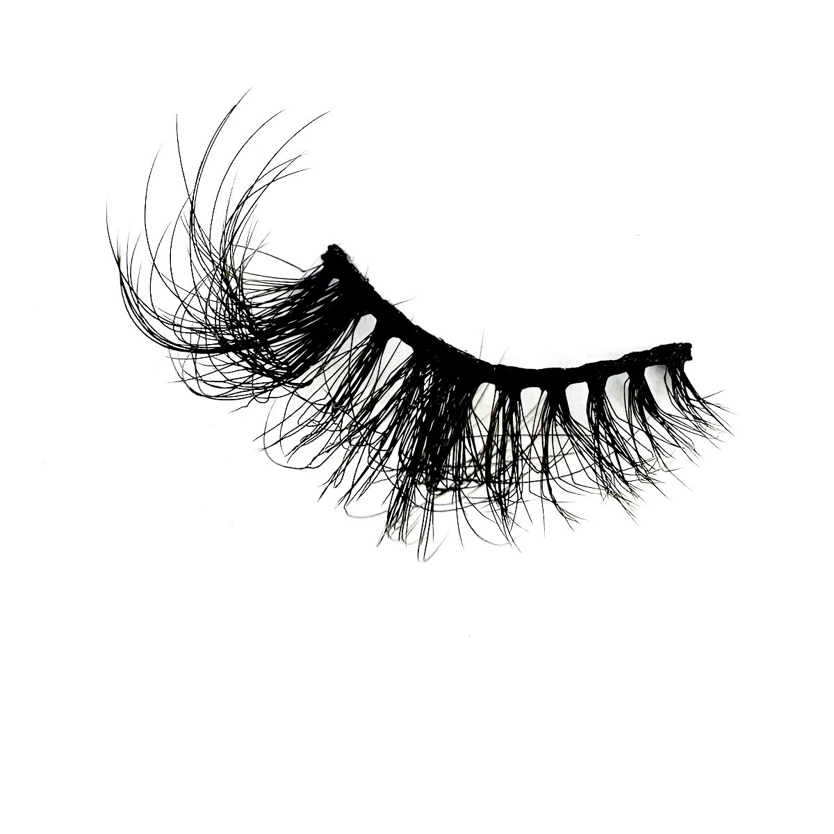 Sztuczne rzęsy Fox Eyelashes 10 par, popularne pół-rzęsy, skrzydlate, delikatne, puszyste, narzędzie do makijażu, wielokrotnego użytku, sztuczne rzęsy Faux Cils