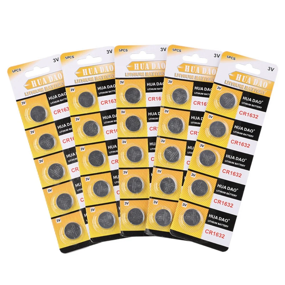 5-50PCS 3V CR1632 Battery CR 1632 Lithium Battery DL1632 BR1632 KCR1632 ECR1632 Automotive Remote Key Button Battery