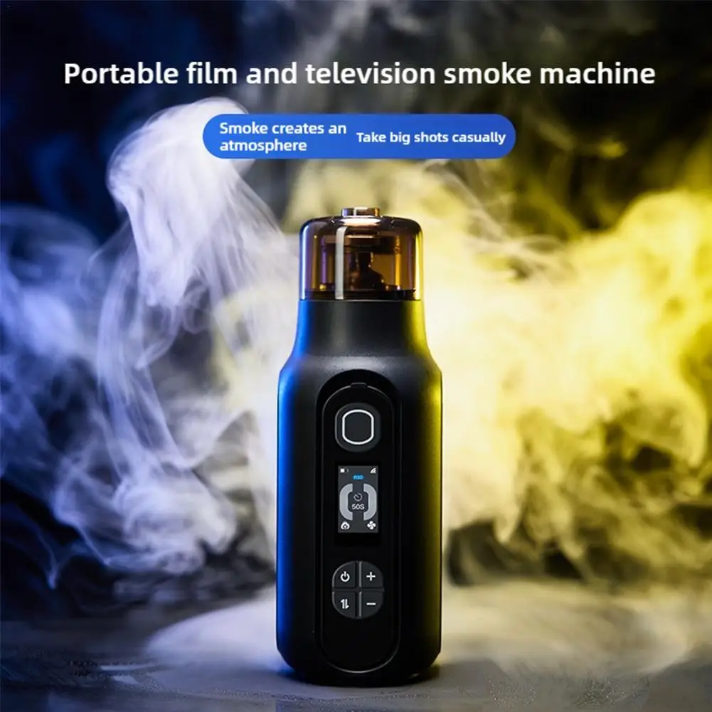 

Portable Smoke Machine Photography Smoke Effect Smoke Maker With Remote Control Fogger Machine For Video Shoot Party Atmosphere