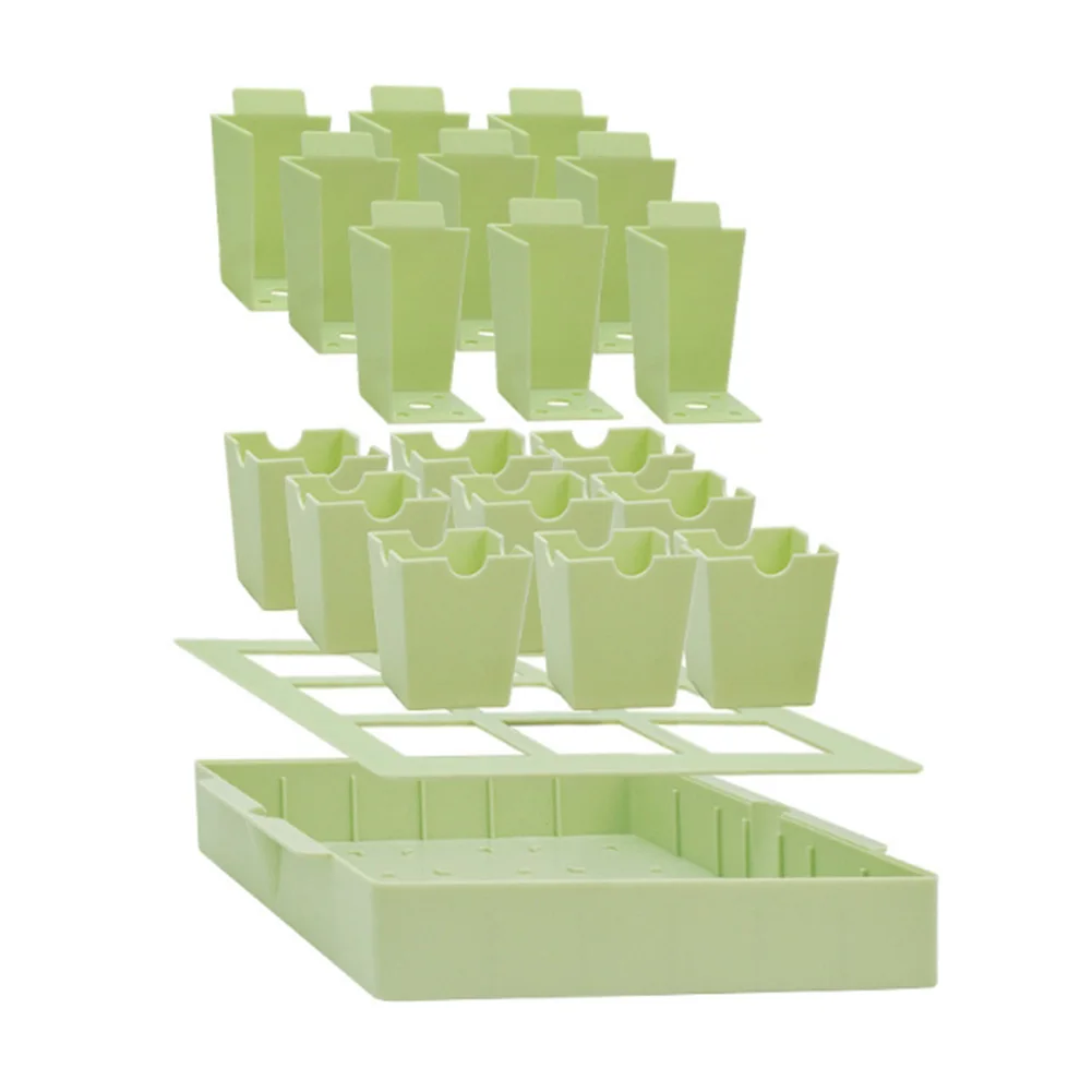 9-Cell Reusable Plant Tray with Lift-Out Handles and Five Drainage Openings per Cell for Consistent Moisture Control