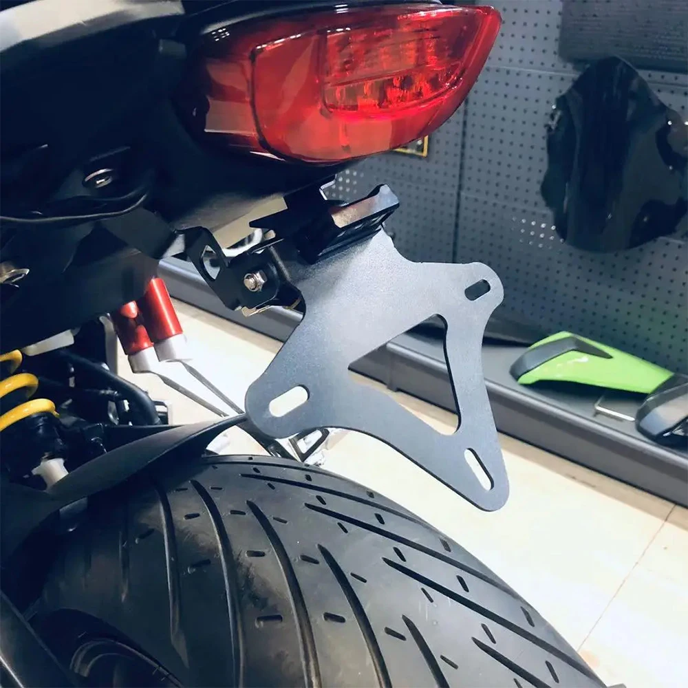 

MTKRACING License Plate Holder For HONDA CB650R 2019-2020 Motorcycle License Plate Holder Tail Light Bracket Fender Eliminator