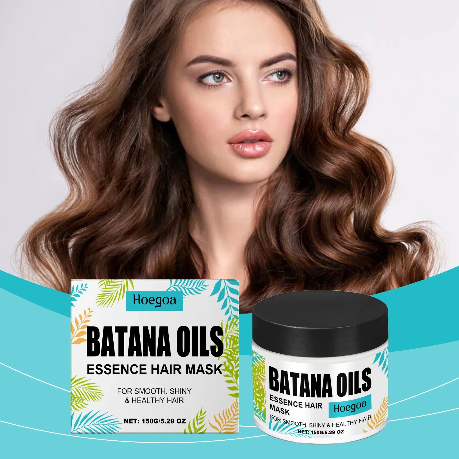 

Batana Oil Hair Mask, Deep Conditioning Treatment for Dry/Damaged Hair, Repairs & Adds Shine