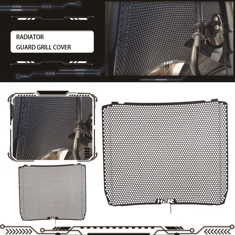 

Решетка радиатора мотоцикла, крышка для Kawasaki ZH2 ZH2 H2SX Ninja H2R H2R SX SE, алюминиевая защита, аксессуары