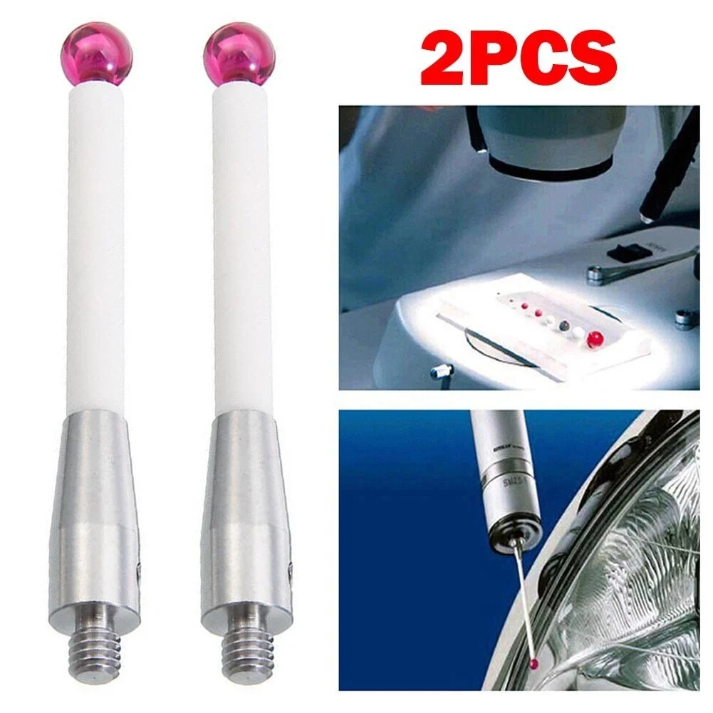 1/2/4pcs 50mm CMM Touch Probe CMM Probe Tip Ball Head Threaded Handle For CMM A-5000-3709 Accessories