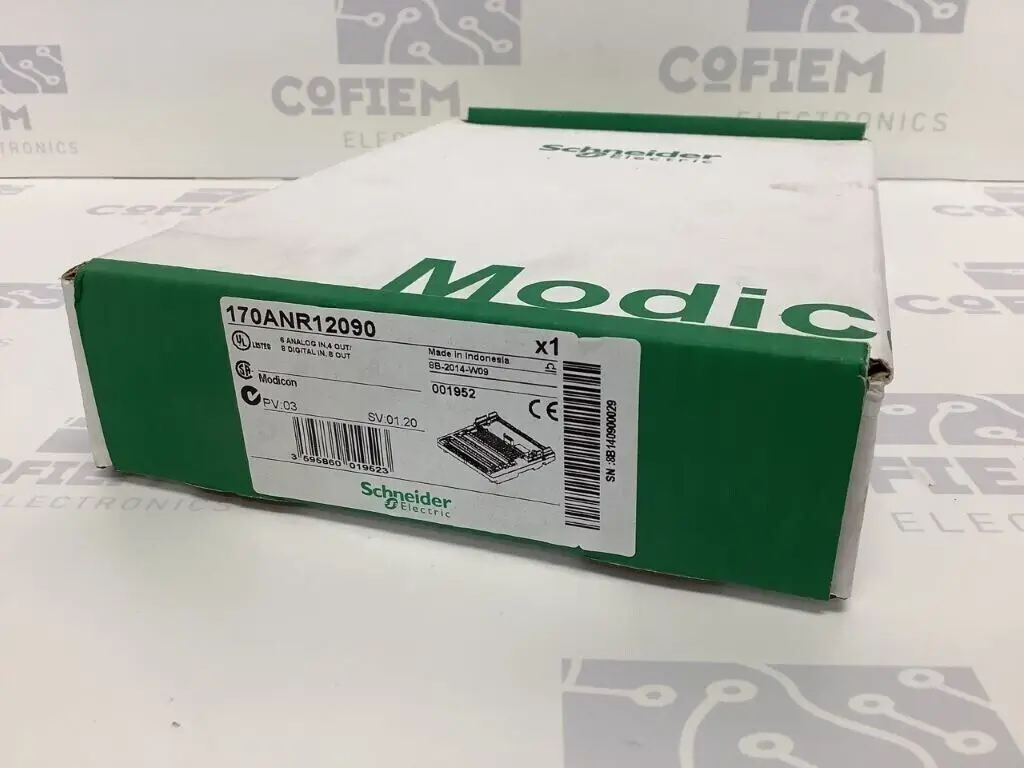 

New In Box Schneider 170ANR12090 TSX Momentum Communication Adapter Module