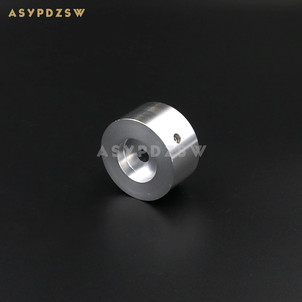 1 PCS 38*22mm Amplifier Volume potentiometer Aluminum knob Chamfer High gloss silver/Black (Optional)