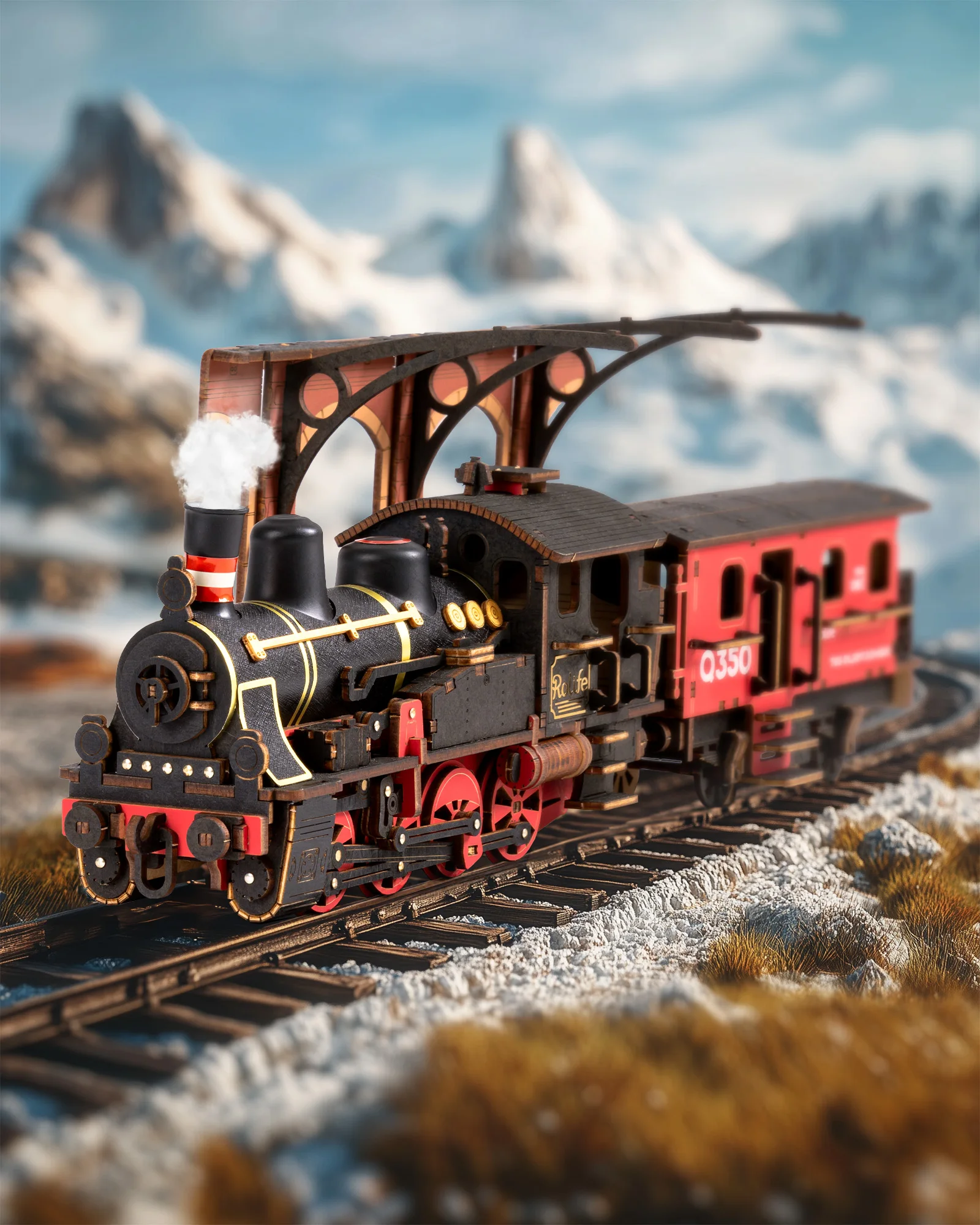 Robotime Kits de modelos de tr - Model Kit Locomotive reseña y precio
