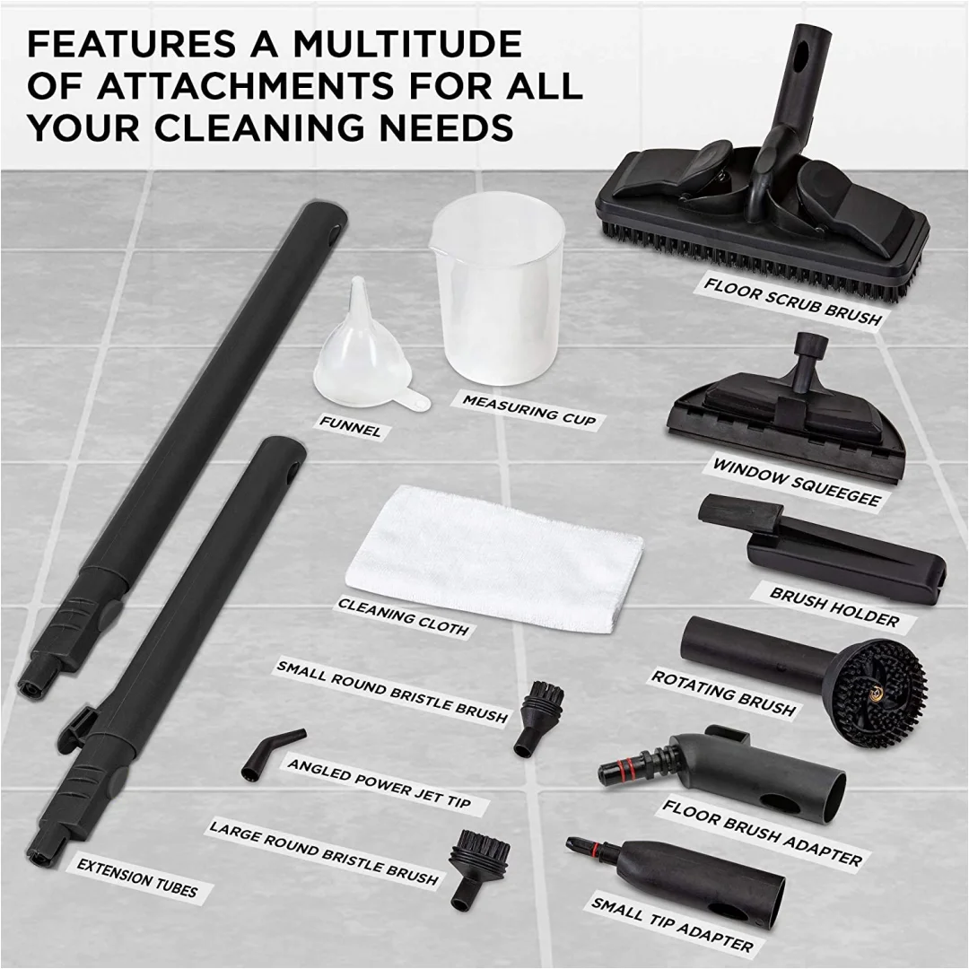 High Pressure Multifunction 13pcs Tools 500W/2000W Deep Cleaning Handheld Portable Steam Cleaner For Floors And Bathroom