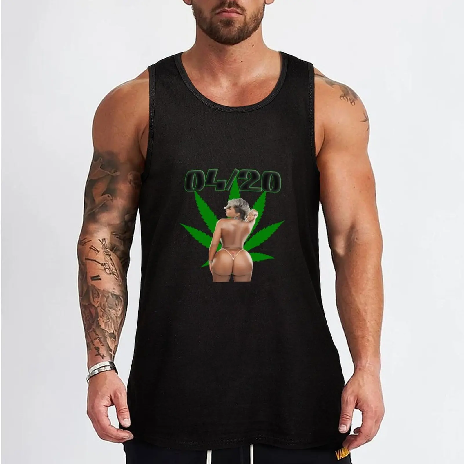 Puff Puff Give Tank Top Male vest gym muscular man T-shirt Men's gym