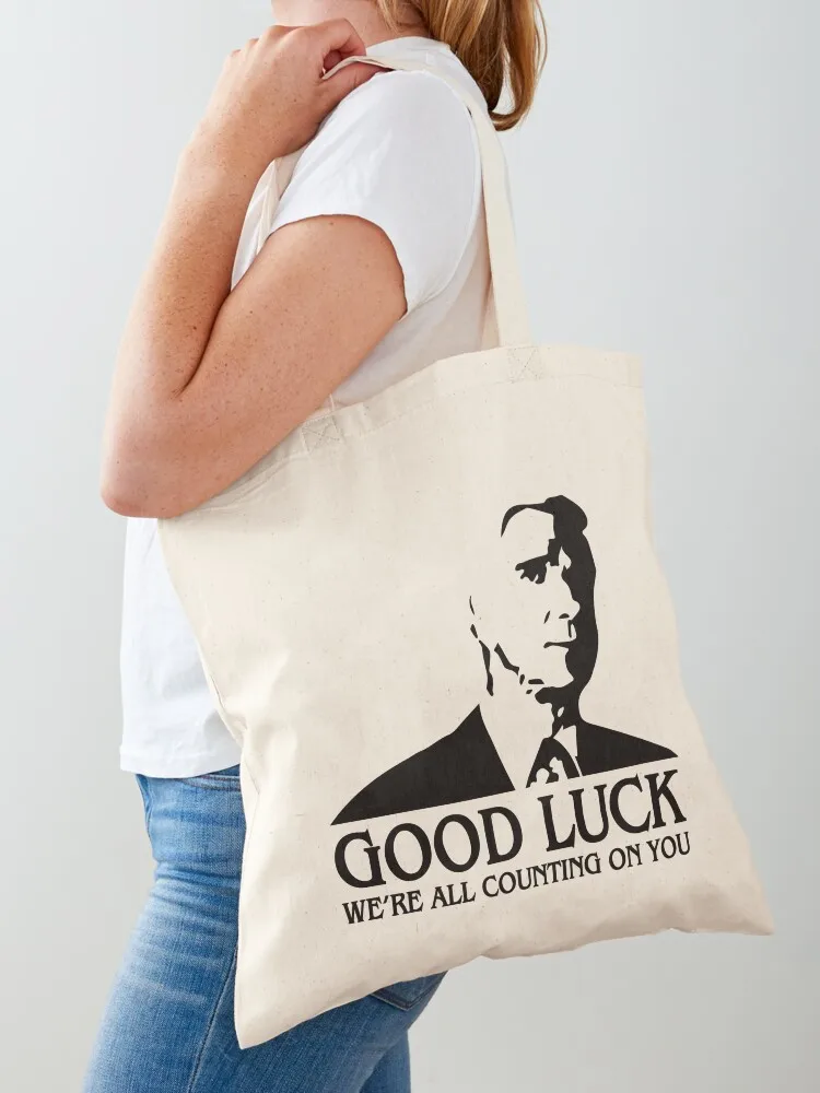 

Good Luck, We're All Counting On You Tote Bag cute pouch bag shopper bag women eco pack canvas tote