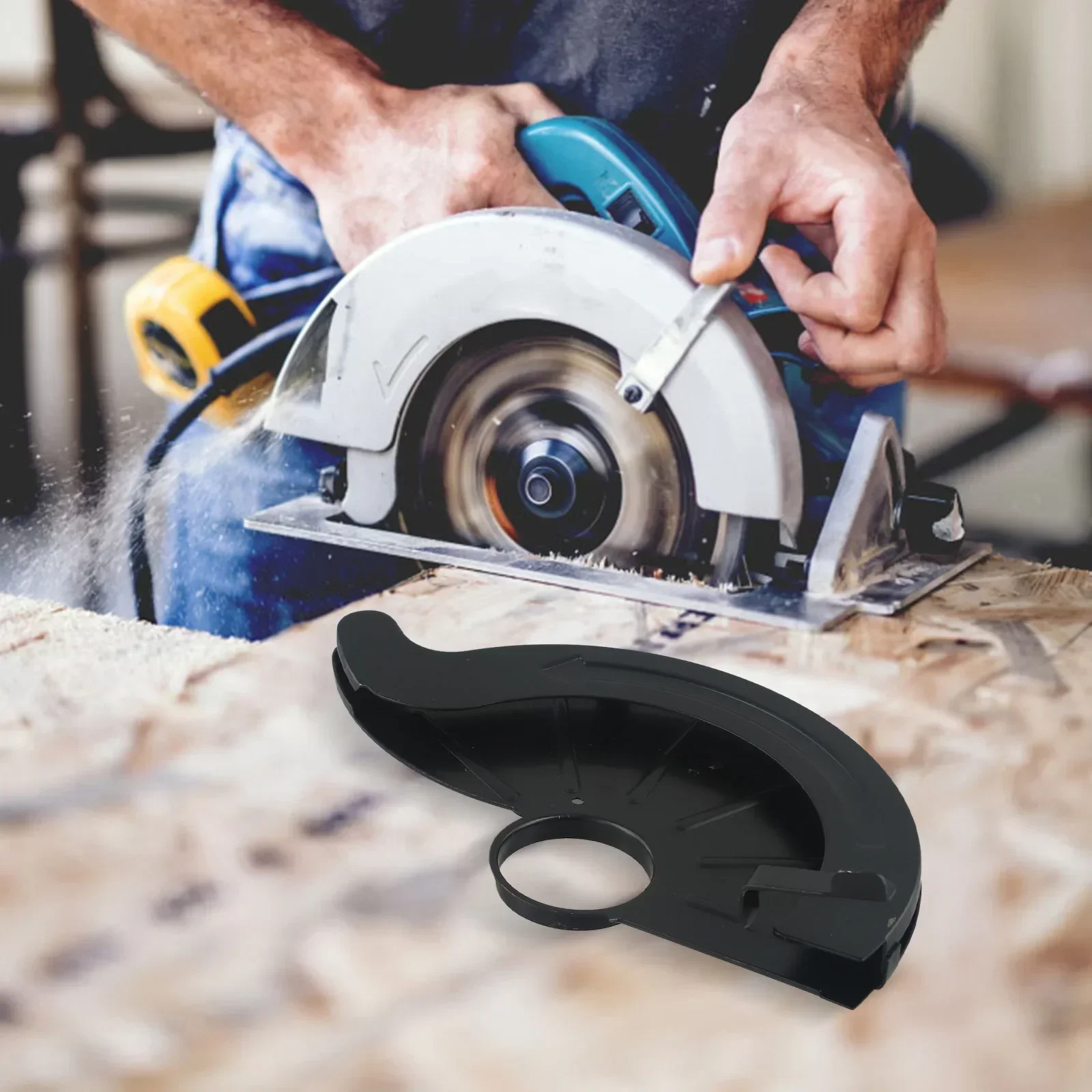 

Металлическая крышка пильного полотна, 7-дюймовая защитная крышка пилы для улучшения дома, простая установка для электрических циркулярных пил