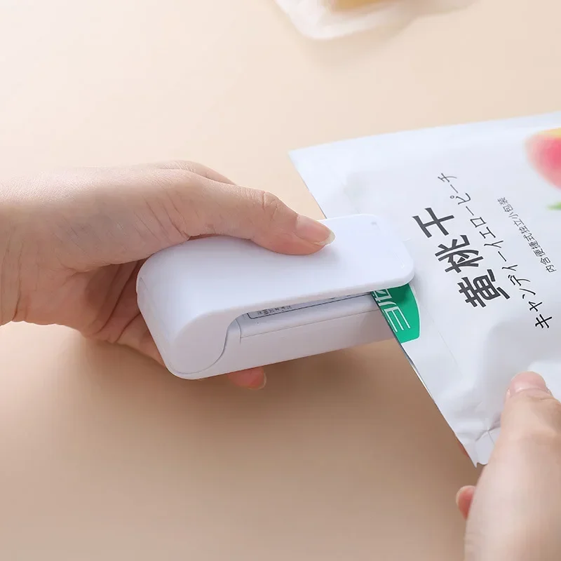 주방용품 열봉투 미니 밀봉기 패키지 실러 가방 열가소성 식품 봉투 클로저 휴대용 실러 포장기