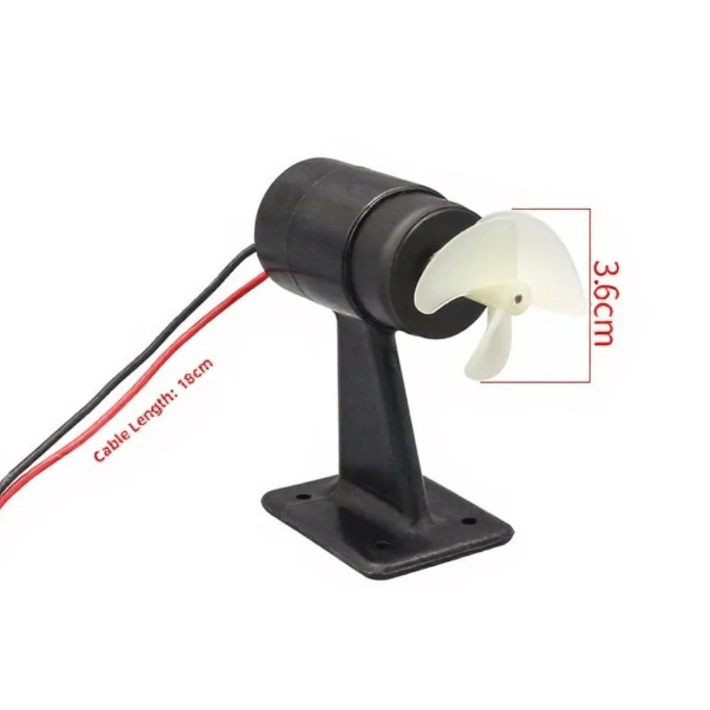 RC Ship Underwater Motor Designed for Forward Reverse Movement in Water 10-20V 80W PVC Construction for Hobby Use