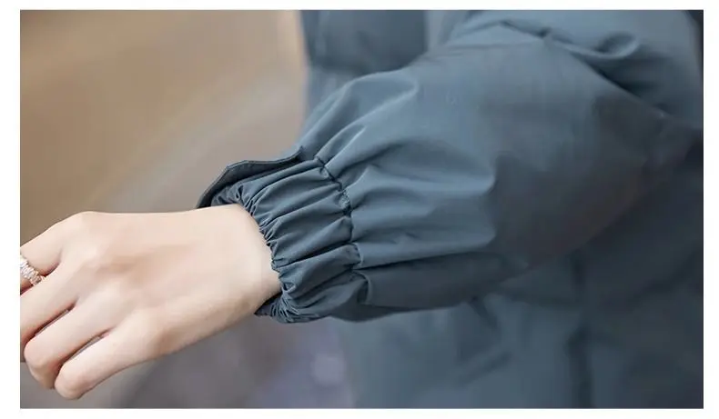 Down Cotton Jacket For Women Short Thickened 2026 Winter New Big Fur Collar Loose Cotton Coat Women's Warm Hooded Jackets Parker