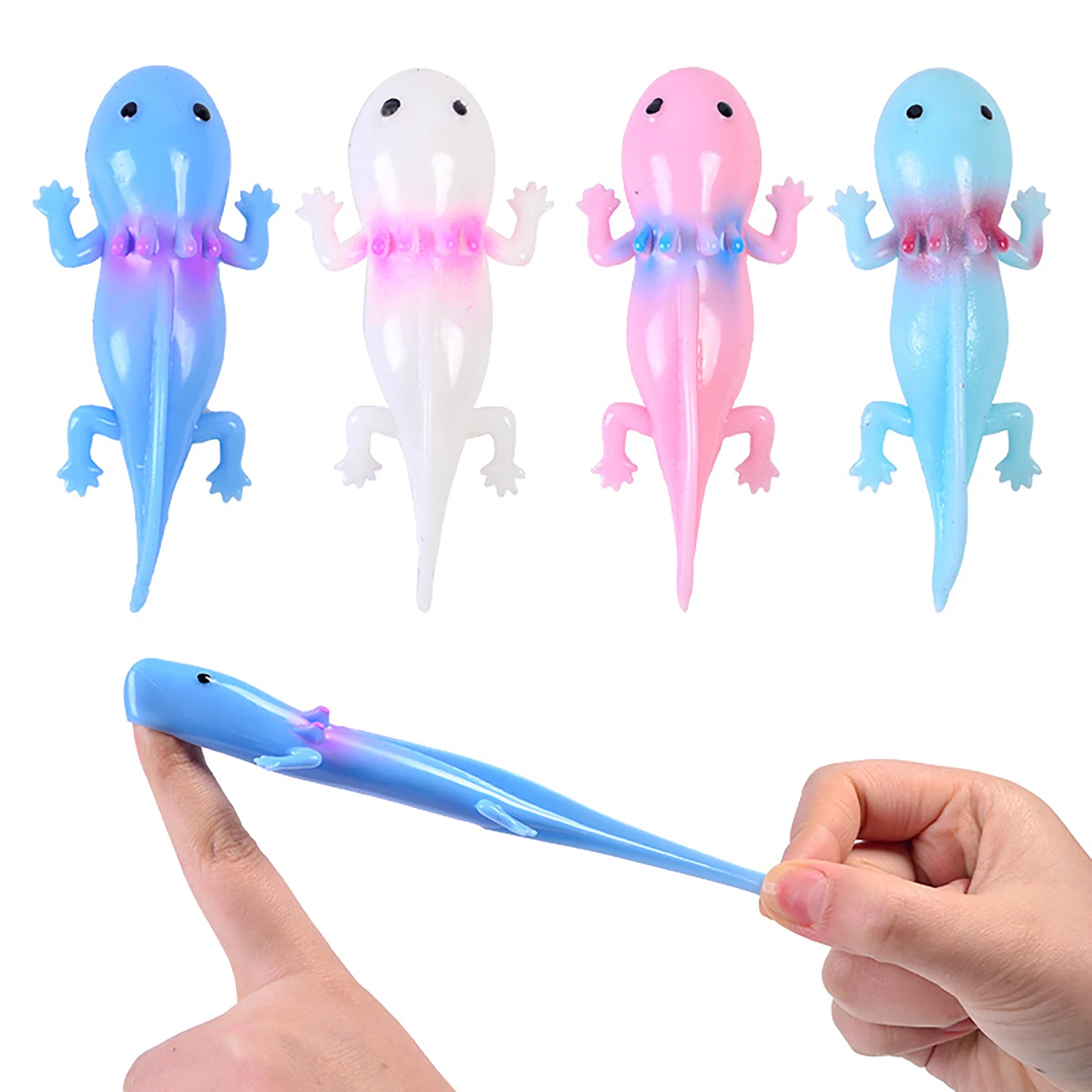 

Декомпрессионная катапульта саламандра, рогатка для пальцев, декомпрессия, креативная розыгрыш, вентиляция, забавная игрушка