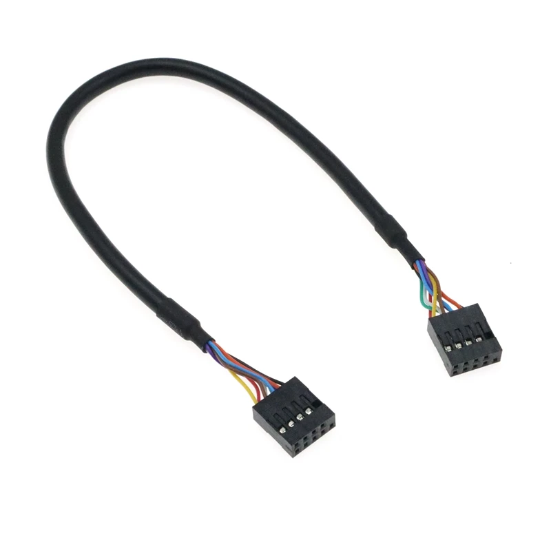 Best Quality For Chassis Motherboard 30cm/50cm USB 2.0 9pin Female To Female Internal Motherboard Header Cable