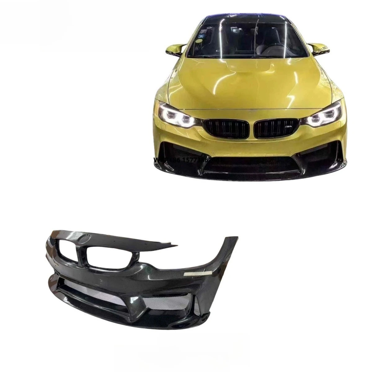 

Suitable for Carbon Fiber Front Bumpers of F80, F82, F83 M3, M4 in 3D Style