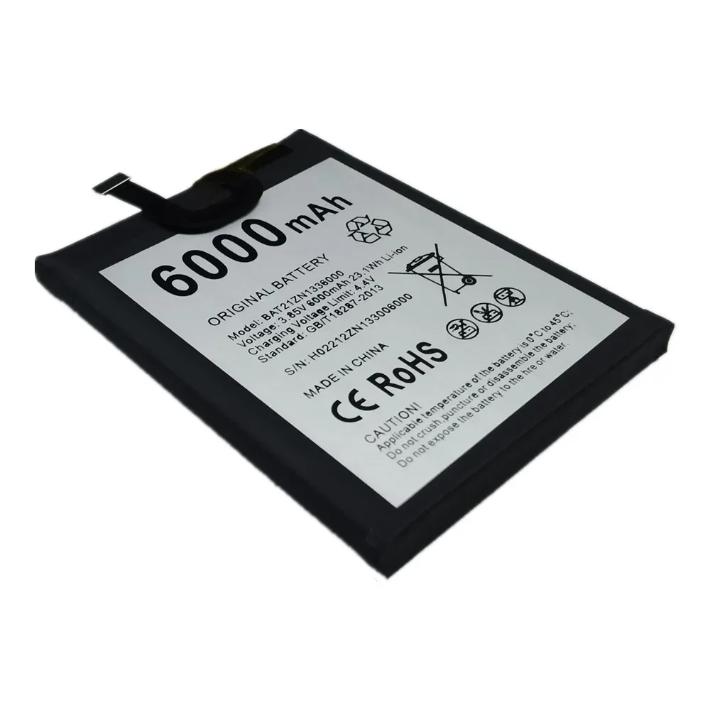 2025 Years 100% Original BAT21ZN1336000 Battery For DOOGEE V20 V20S /V20 Pro V20Pro Mobile Phone Bateria 6000mAh Fast Shipping image 3