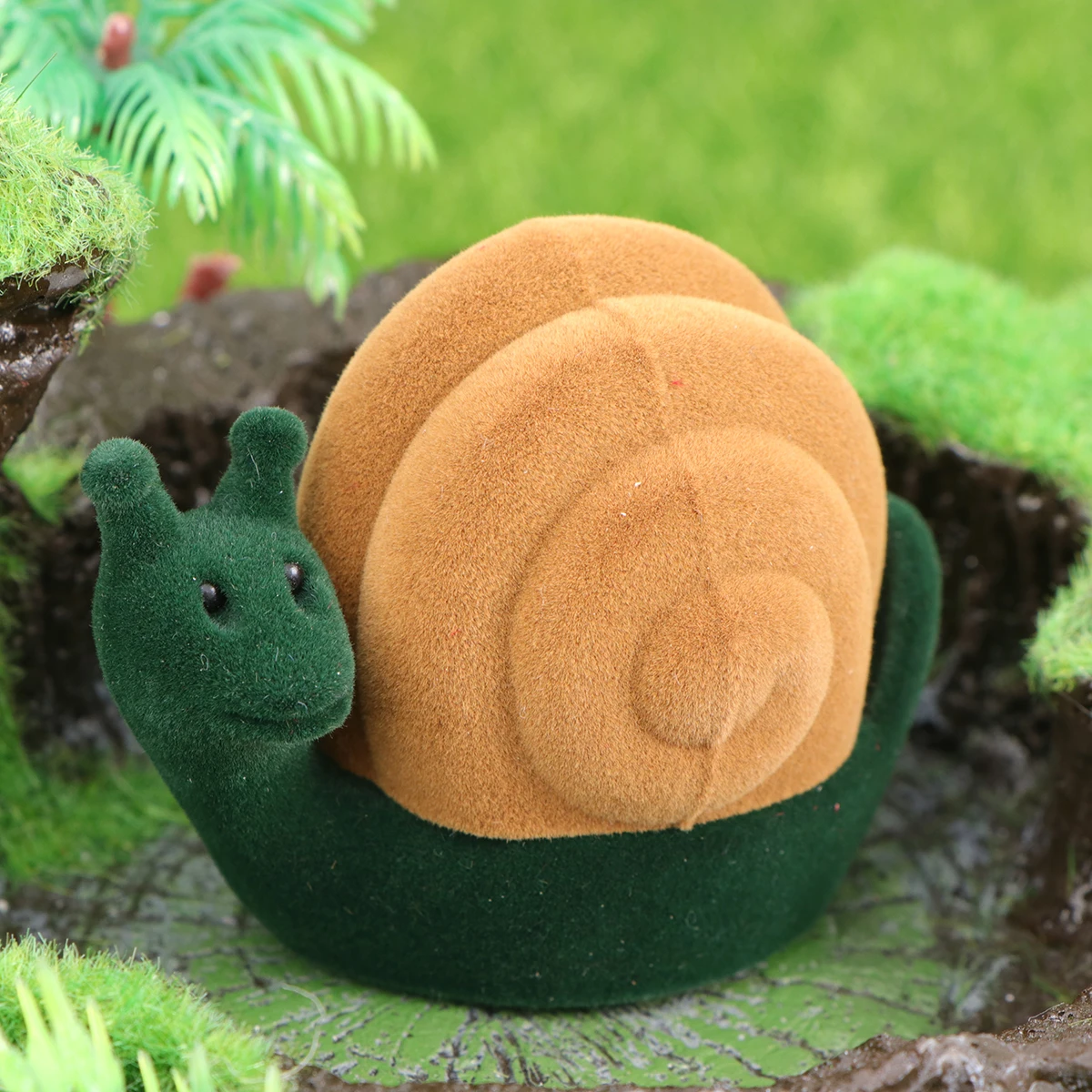 

2 pcs Snail Shape Ring Storage Box Jewelry Packaging Case For Earrings Organizer Gift Box Holder Premium Material Compact Design