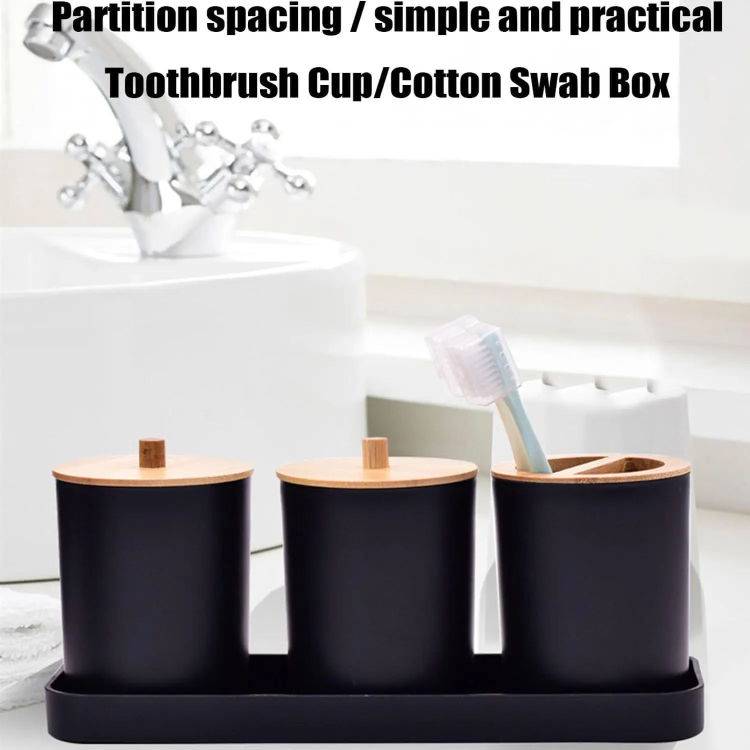 Complete Bathroom Accessory Set, Lotion Dispenser, Toothbrush Holder, Cup Trash Can, for Home bath and Hotel Accessories