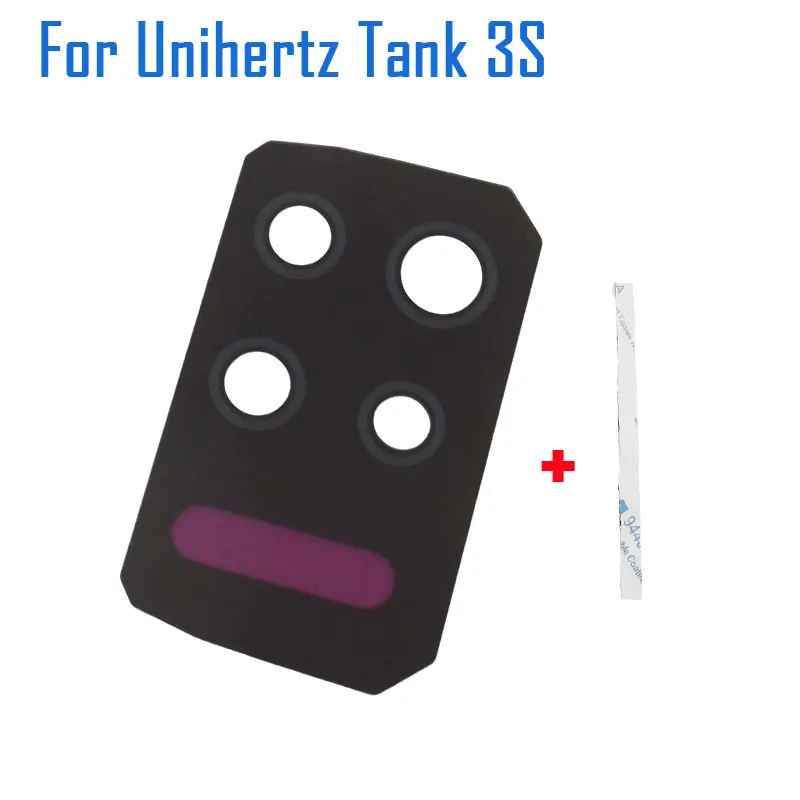 Asli Unihertz Tank 3S Lensa Kamera Belakang Ponsel Lensa Kamera Belakang Kaca Penutup Aksesoris untuk Unihertz Tank 3S 8849 Ponsel