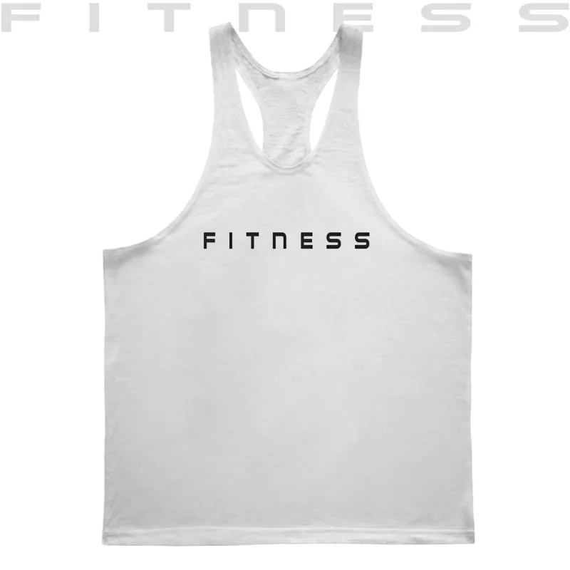 

Мужская легкая майка-стрингер Racerback с тонким ремешком, дышащая, идеально подходит для бодибилдинга и силовых тренировок