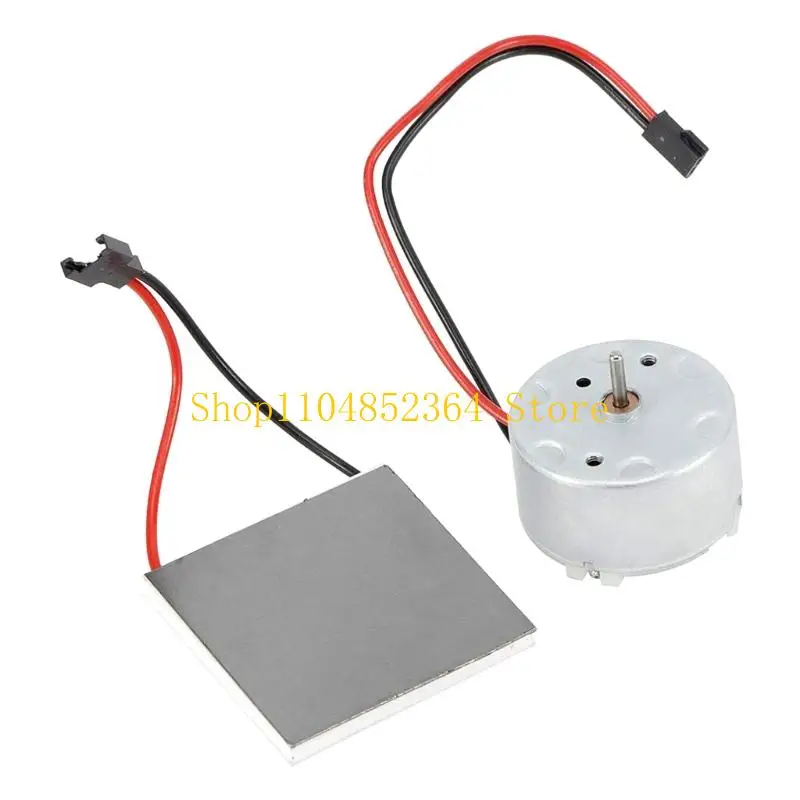 

652F Place Fan Accessories Motor Power Generation Sheet Heat Powered Stove Fan