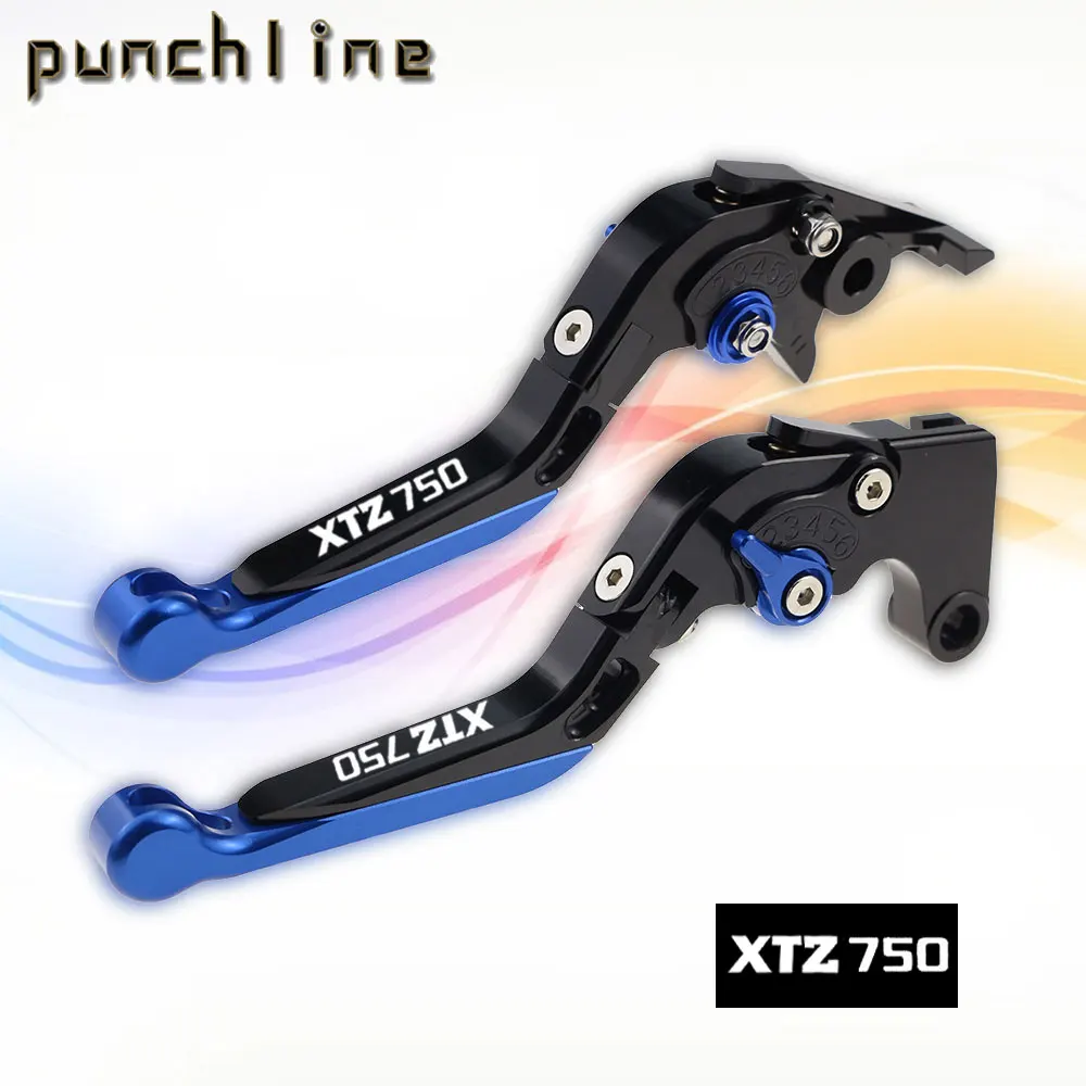 Apto para xtz 750 super tenere 1989-1997 cnc acessórios dobráveis extensíveis alavancas de freio embreagem alça ajustável conjunto
