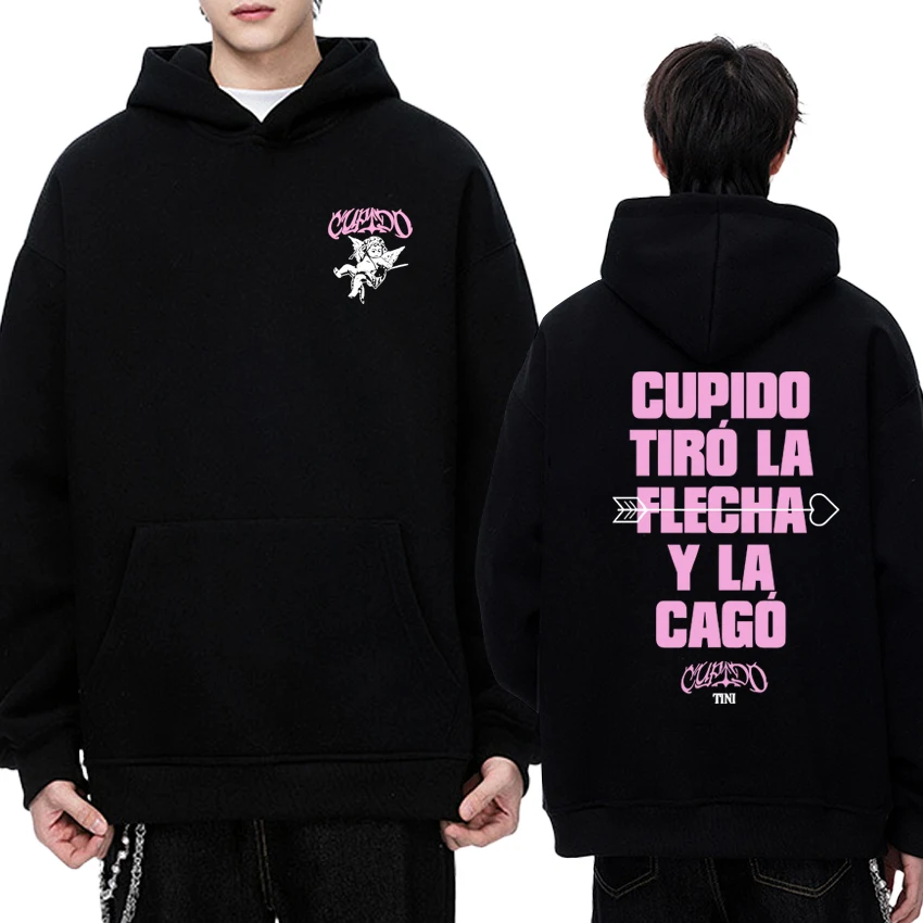 

2026 New Singer TINI Futttura Graphics printed Sweatshirt Men women Fleece Long sleeve pullovers Unisex Fleece Casual Hoodies