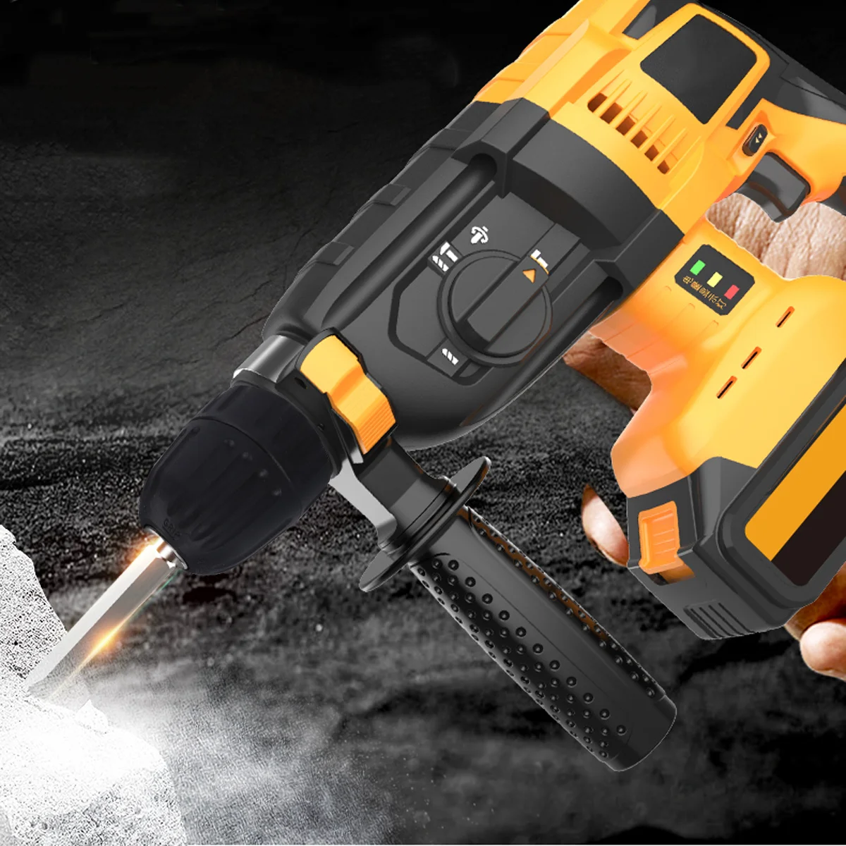 Uchwyt wiertarski z kwadratowym trzpieniem 0,8-10 mm, adapter do młota udarowego i wkrętarki udarowej, wytrzymałe metalowe narzędzie konwertujące