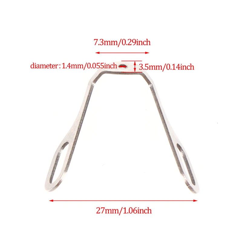 1Pc Aluminum Nose Pad Holder Eyeglasses Nose Pad Holder For Steel Glasses Frame+~..