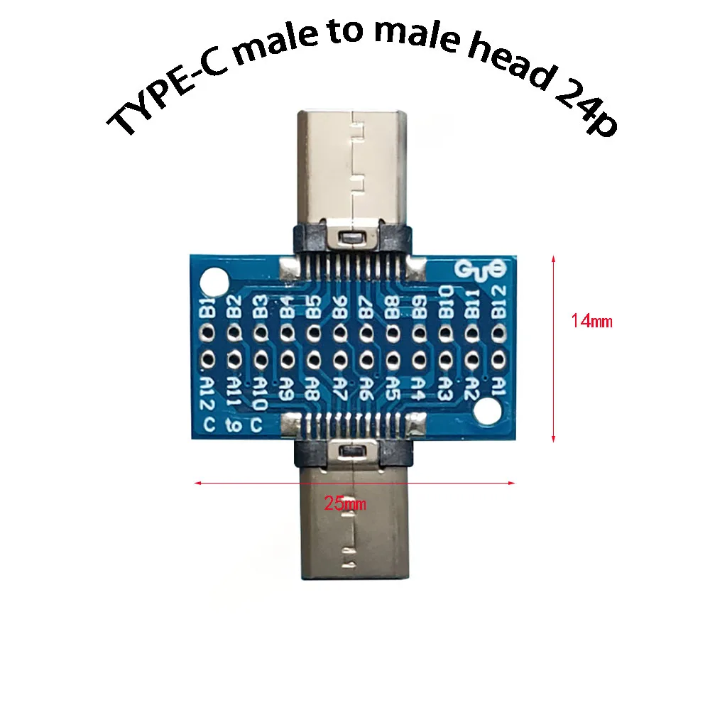 メステストボードタイプC,公開タイプC,USB 3.1,メスソケット,24Pアダプター,急速充電,拡張サポート,アップルインターフェイス