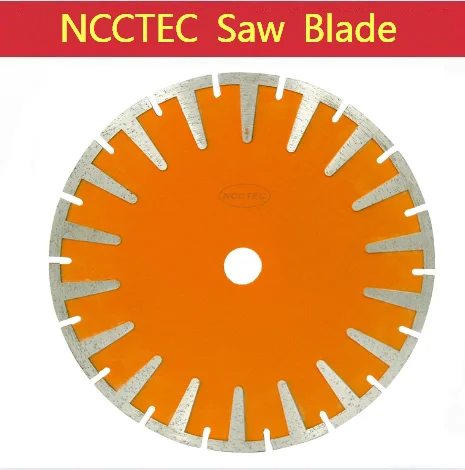 [T Segments] 5'' 7'' 9'' NCCTEC Diamond Dry/Wet Saw Blade | 125 180 230mm Cutting Disk Disc with T Protective Teeth for Granite