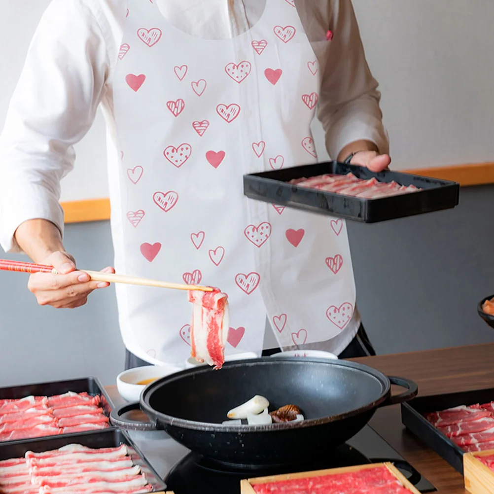 

25 Pcs Non-woven Bib Disposables Bibs Adult Adults Apron Food Unisex Funny Aldult for