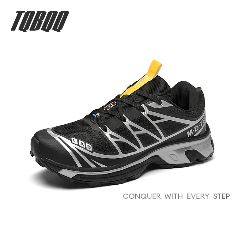 

Men's Hiking Shoes Breathable Lace Up Trekking Running Shoes Male Cushioning Outdoor Climbing Tourism Sneakers for Men