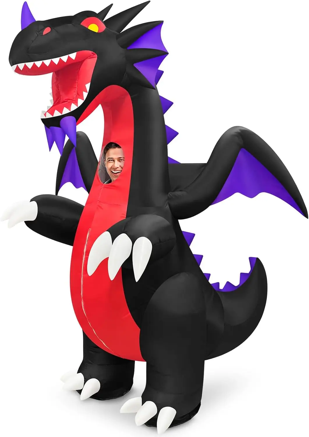 

Funny Inflatable Costume for Adults, Full Body Blow Up Suit for Halloween Party Cosplay Men Women