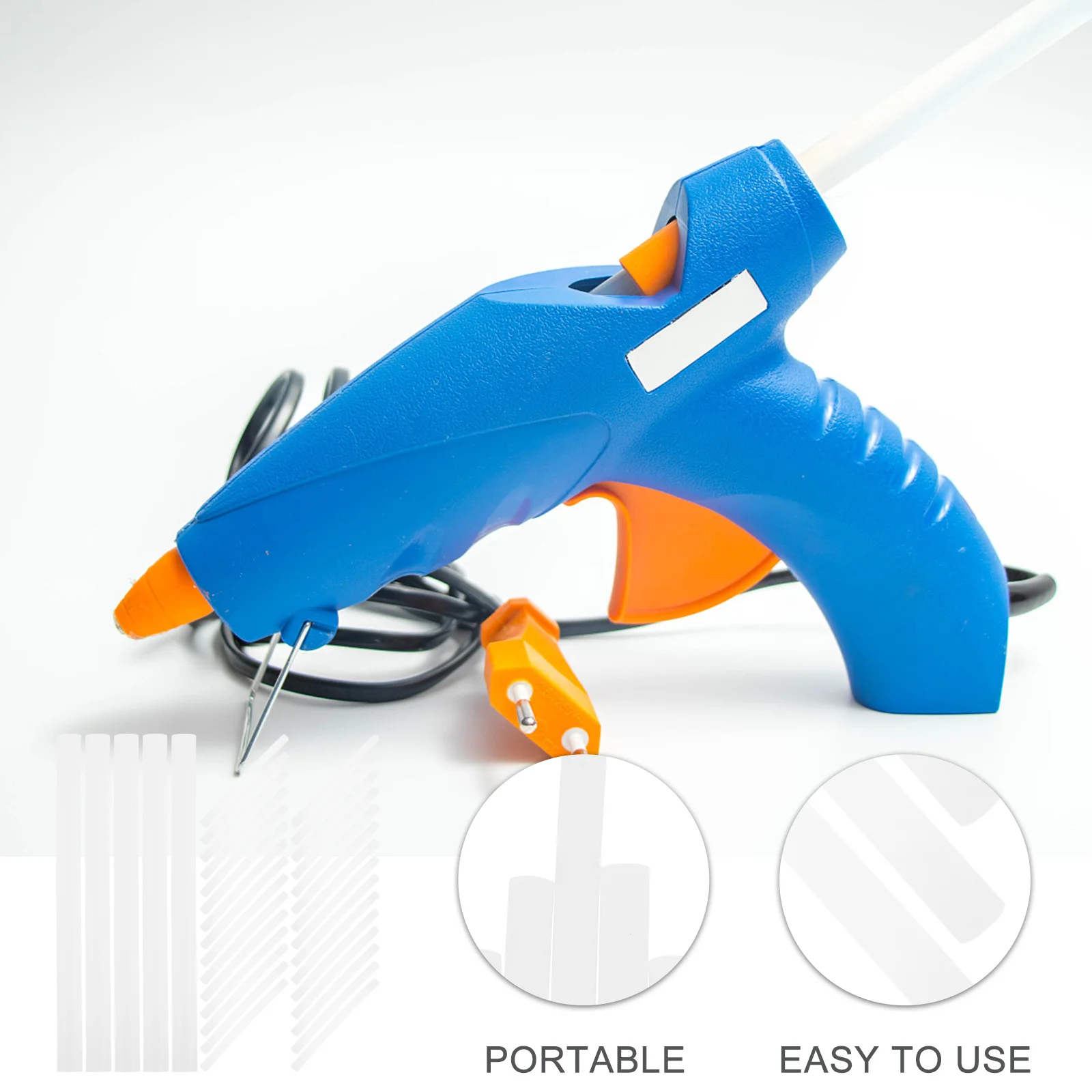 

100Pcs Hot Melt Glue Sticks Colored Fast Melting Reliable Bonding for Craft Projects DIY Accessories Resin Glue Stick