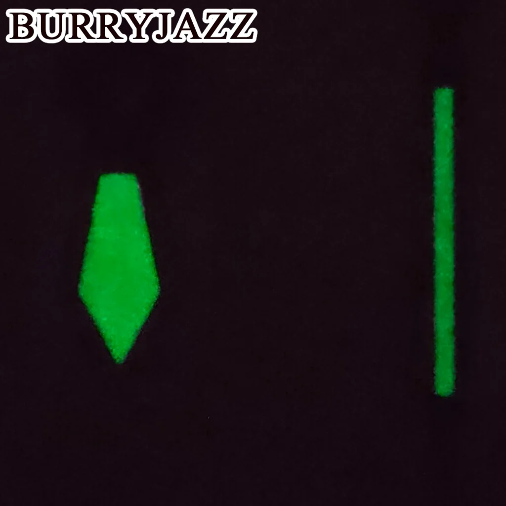 BURRYJAZZ NH35 NH36 NH38 7S26 7S36 4R35 4R36 Watch Hands Black Red White Hands Green Luminous