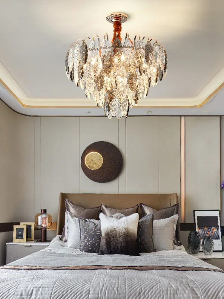 Light luxury living room lamp simple modern atmosphere, new villa headlight, high-end dining room chandelier