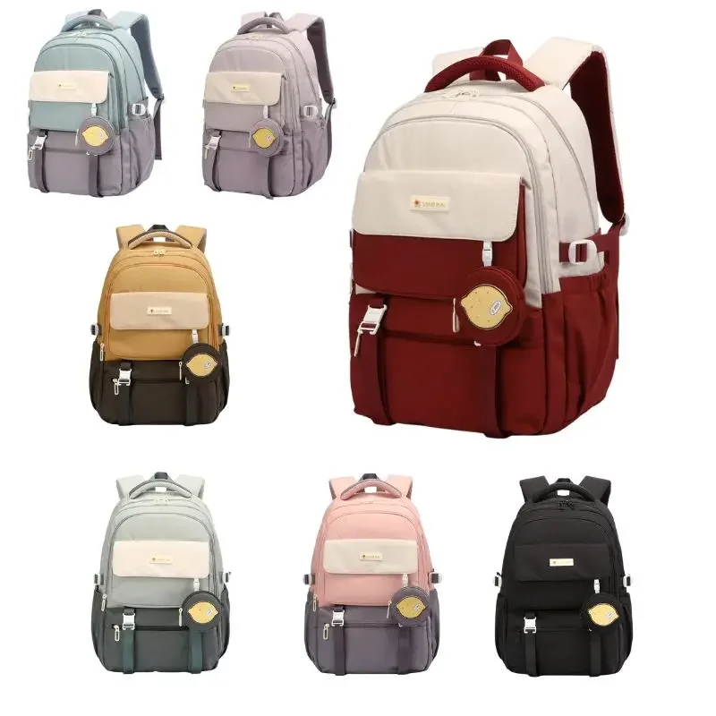 

Large Capacity Waterproof Orthopedic Bookbags College Backpack for Students Kids Teenage Laptop Bookbag Casual Travel Daypacks
