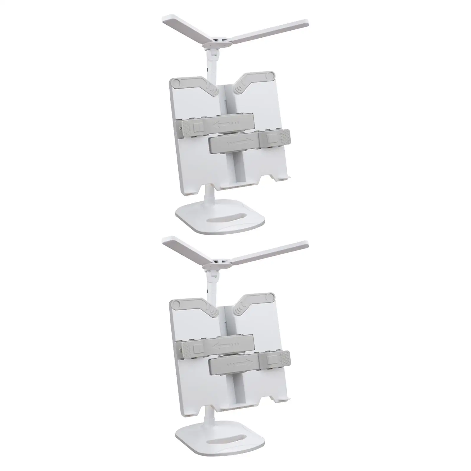 Cookbook Holder Adjustable Height Lightweight with Clip Multifunction Bookends