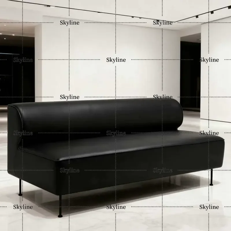 Minimalist Double Sofa Chair for Restaurant Hotel Clubhouse Pool Beauty Salon Hall Training Institution Reception Waiting