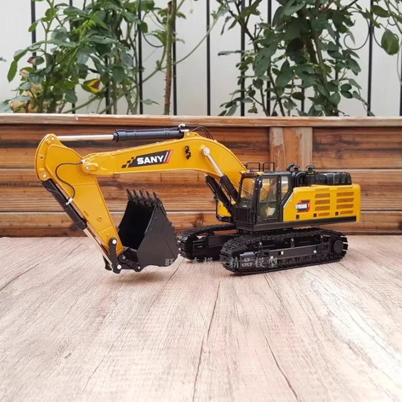 

Diecast 1:35 SANY SY650H Large Excavator Alloy Engineering Machinery Model Collection Souvenir Display Gift