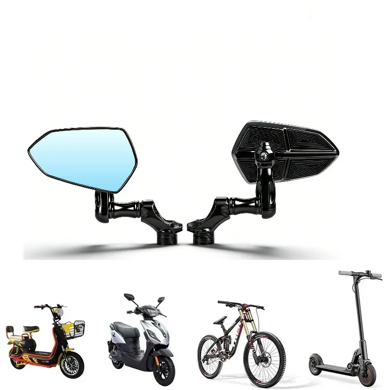 

Universal Motorcycle Rearview Mirror 360 Adjustable Handlebar Mirror for Scooter Electric Bike Accessories