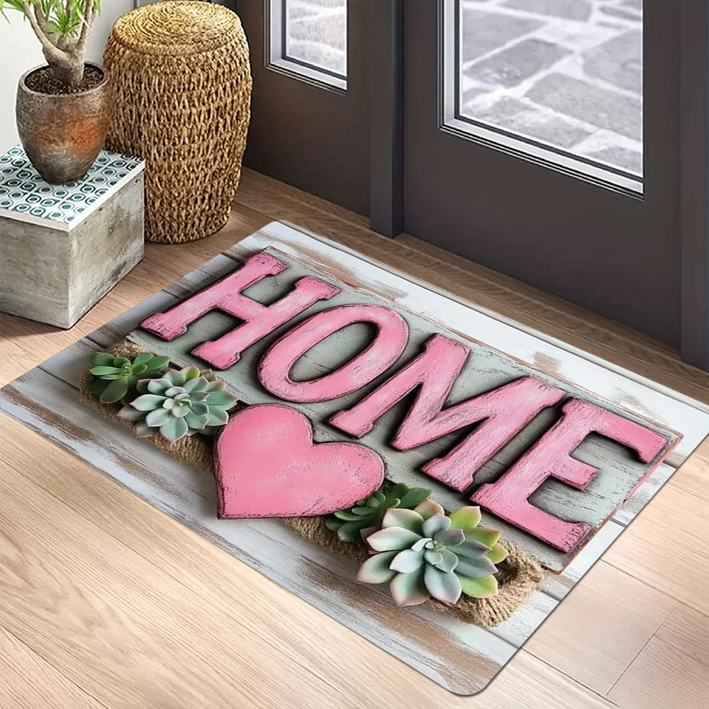 VIKAMA Home الحب نمط السجاد لينة ممسحة ترحيب حصيرة سجادة خارجية سجادة غرفة المعيشة البساط لغرفة النوم ديكور المنزل